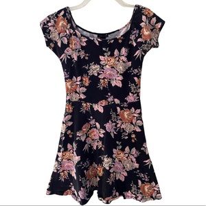 Forever 21 Black Floral Dress